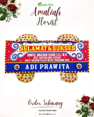 Karangan Bunga Ucapan Selamat di Salero